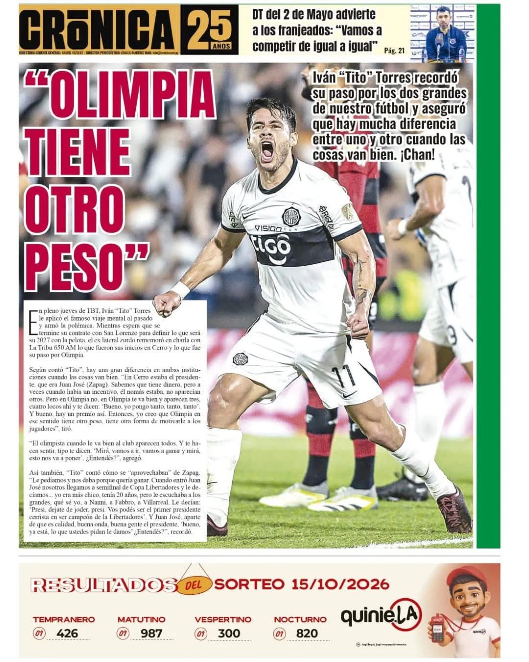 Tapa del día